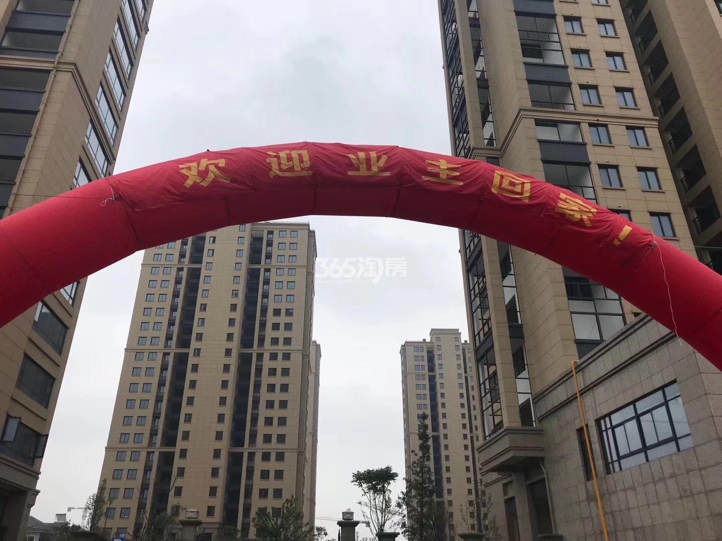 春意江南名邸安置房交付实景图（2019年4月摄）