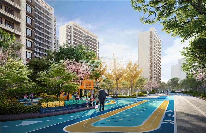 旭辉都会上品小区内部效果图