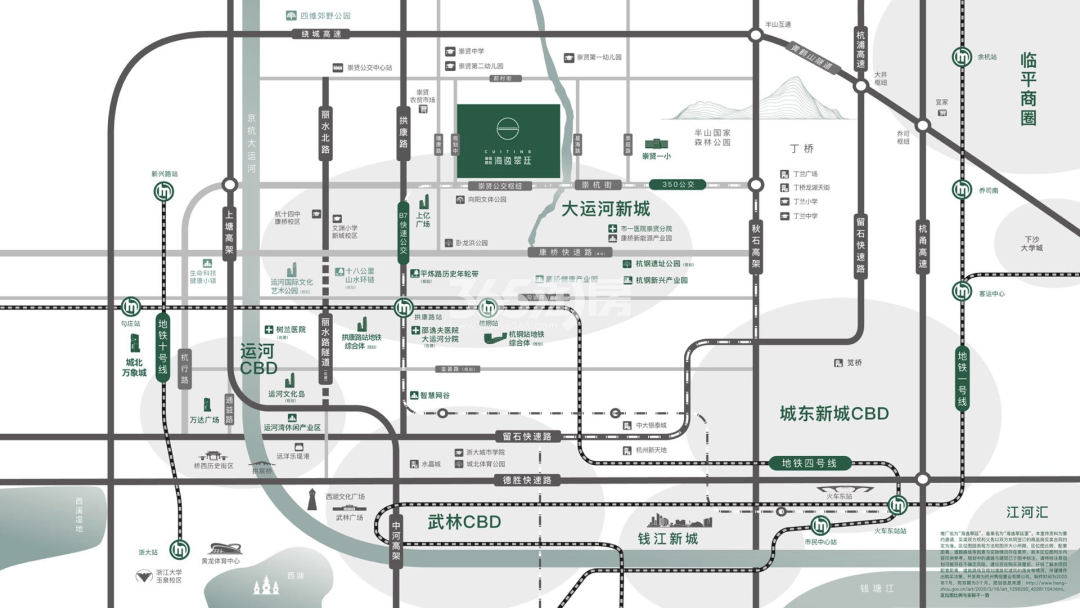 海逸翠廷里交通图
