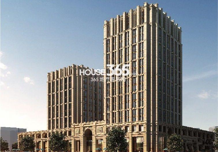 安居临江金座项目外立面效果图