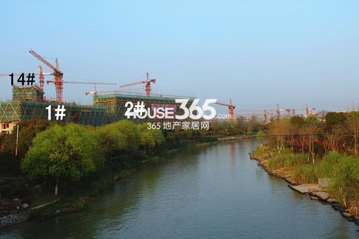 融创河滨之城东区1、2号楼施工进程图（2015.3）