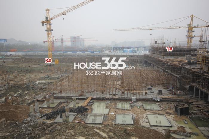 西溪永乐城项目1、3号楼施工进程图（2015.3）