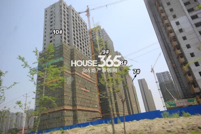 宋都东郡国际三期7-10号楼施工进度实景图 2015.4摄
