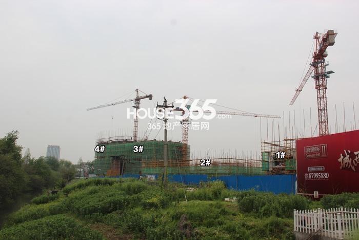 2015年4月天阳尚景国际项目实景--二期1、2、3、4号楼