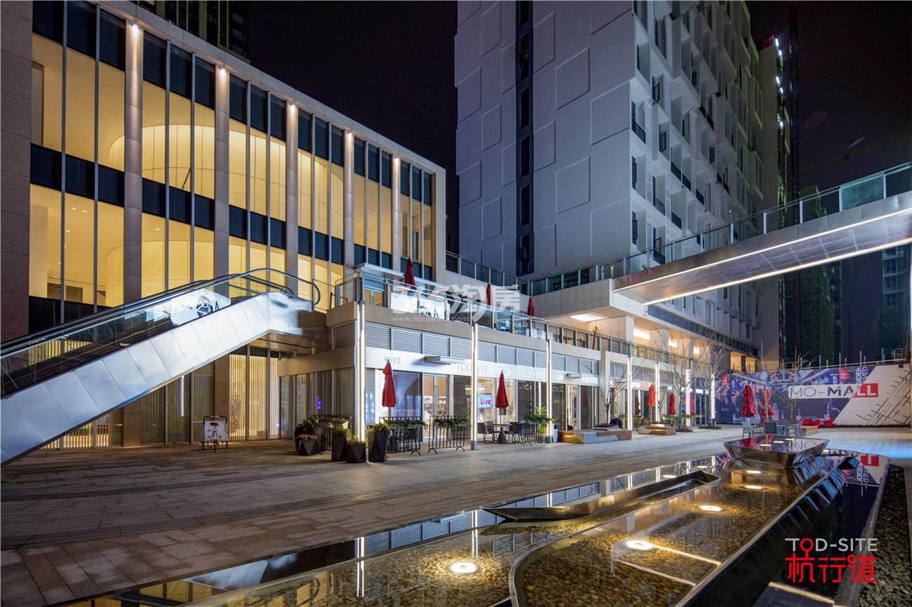 2019年5月杭行金座示范区夜景图