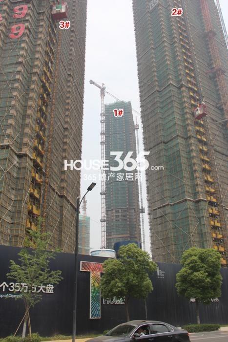 2015年5月绿地旭辉城项目实景--1、2、3号楼