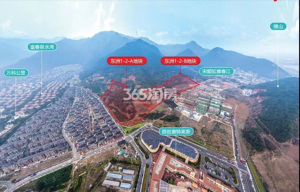 碧桂园东洲宅地（B地块）航拍图