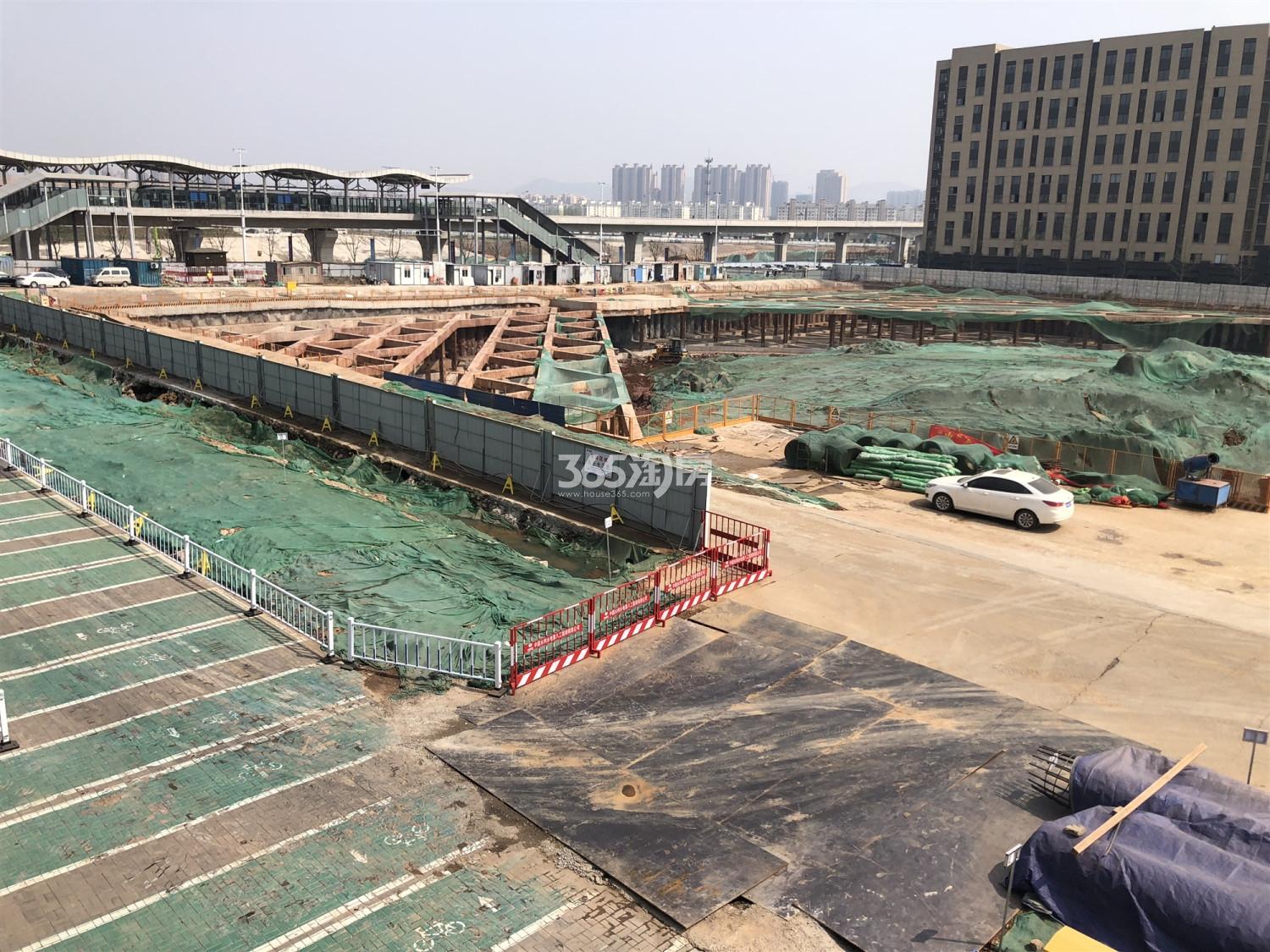 中垠紫金观邸周边宁句城际建设施工实景图（4.9）