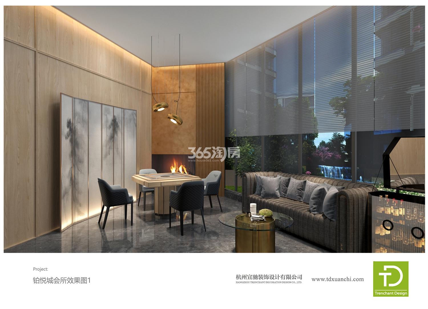 景顺铂悦城会所棋牌室效果图