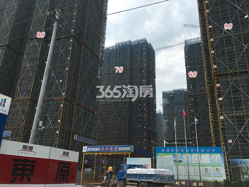 东原印未来6-9号楼施工进程图（2018.5）