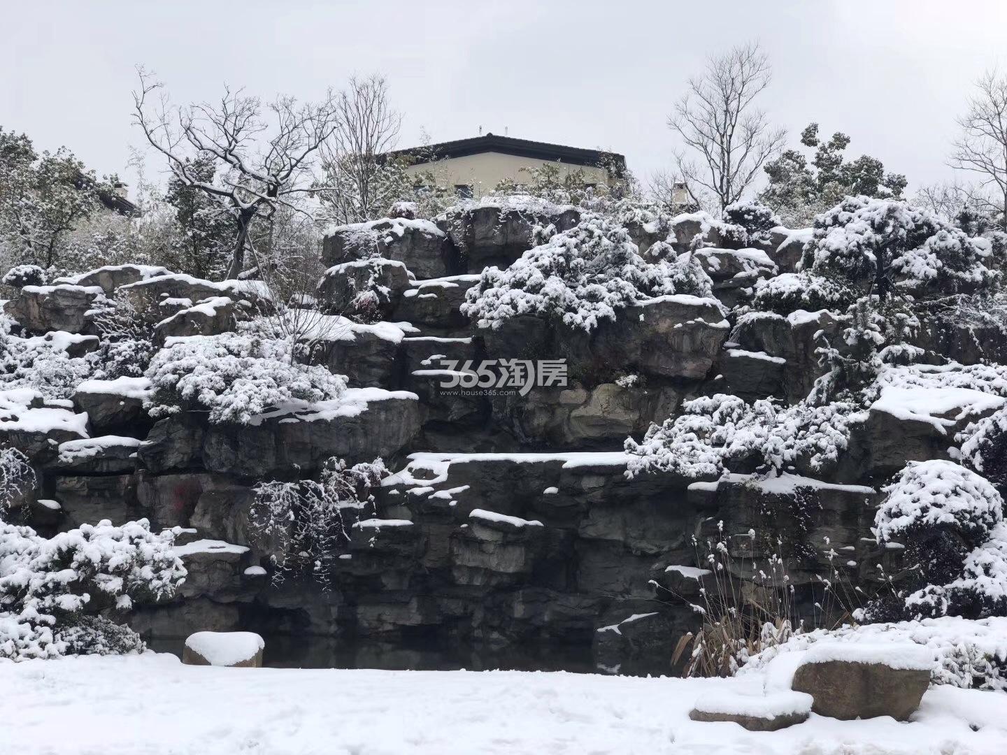 中天珺府售楼处景观实景图 2018年1月摄