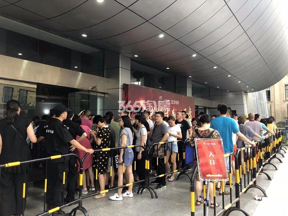 龙沁城6月26日开盘选房现场