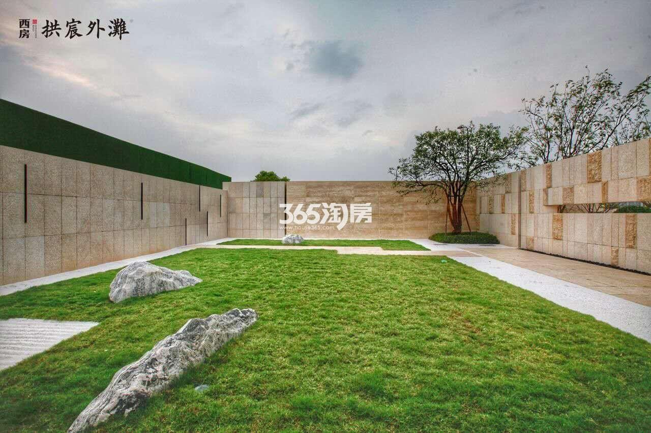 2017.8.9西房拱宸外滩现场售楼处局部实景