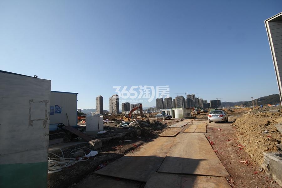 中骏柏景湾现场实景图 2018年2月摄