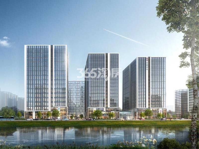 万广汇商务中心水景效果图