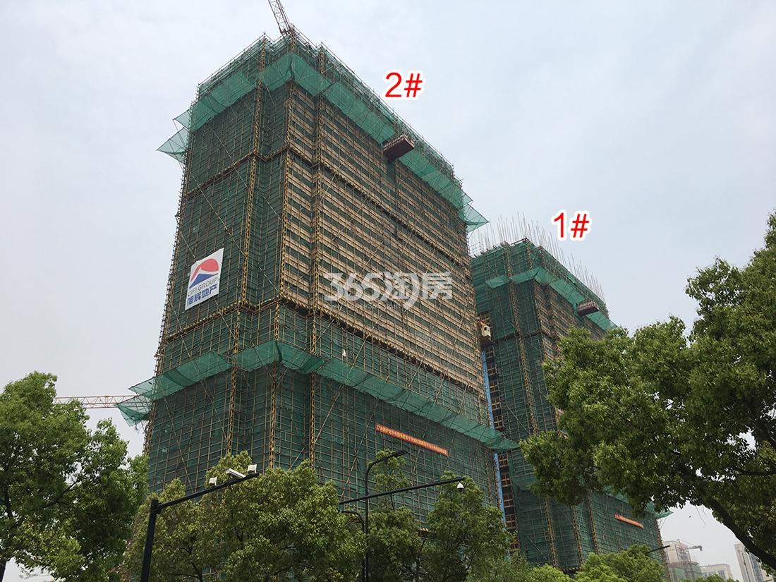 旭辉中粮朗香郡实景图（2019.04）