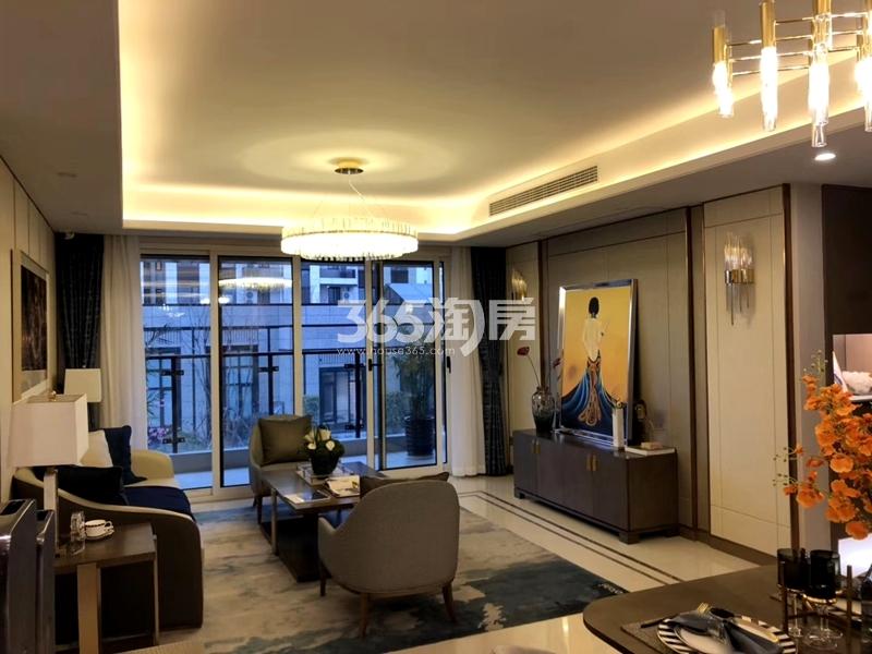 星翠澜庭143㎡户型样板间-客厅