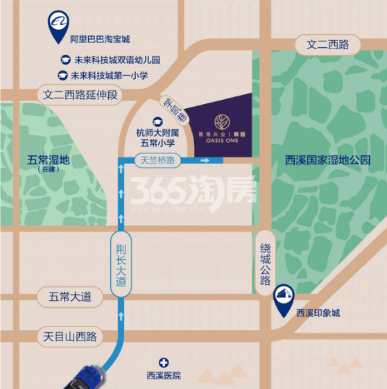 香港兴业耦园交通图