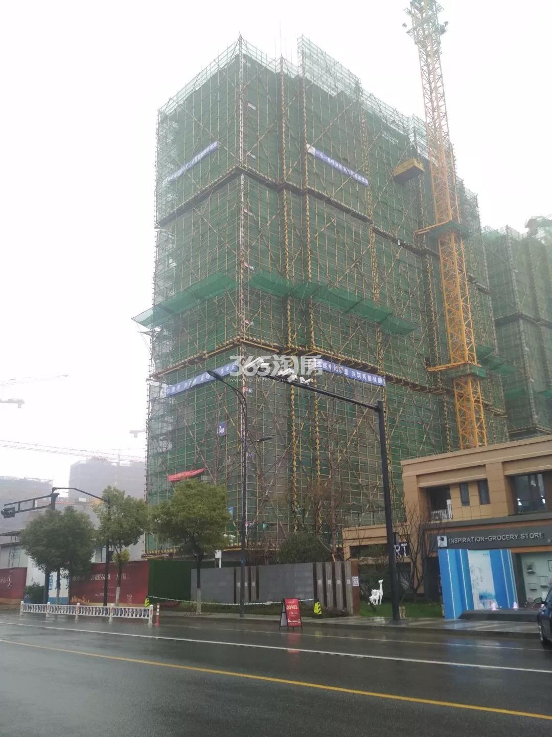2019年2月碧桂园金科尚合府8号楼实景