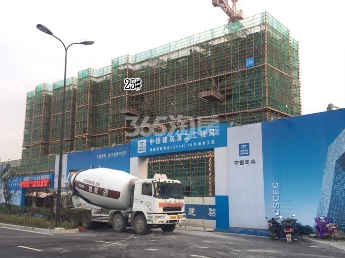 北辰奥园25号楼施工实景图 2015年12月摄