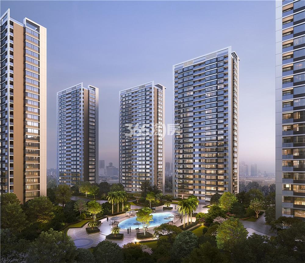 滨江御虹府景观效果图
