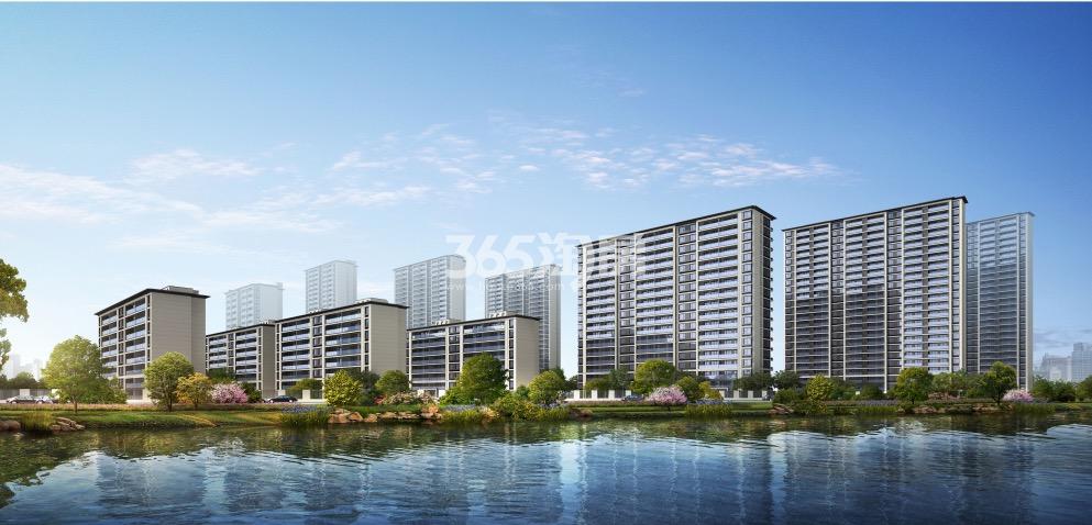江湾澜庭项目住宅滨水效果图