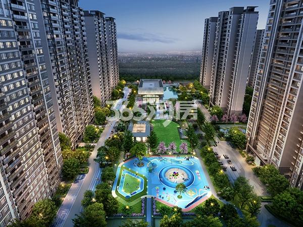 阳光城·檀苑大区中央景观效果图