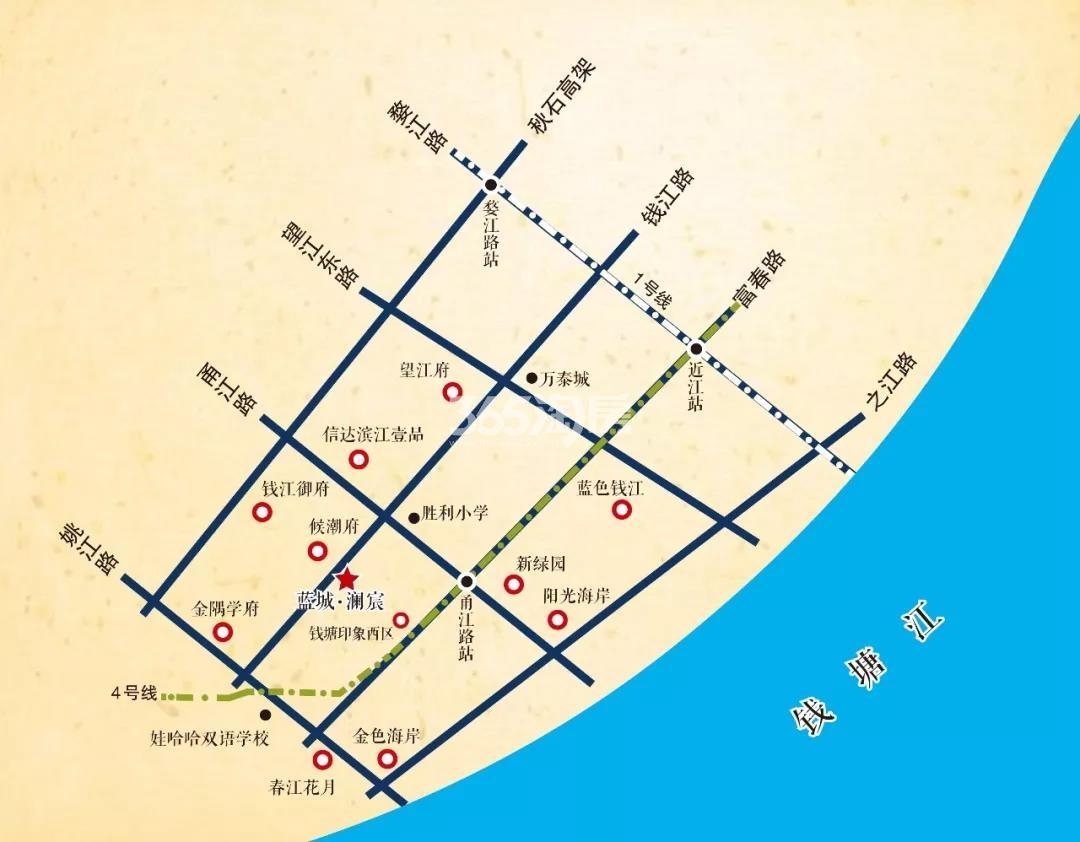 蓝城澜宸区位图