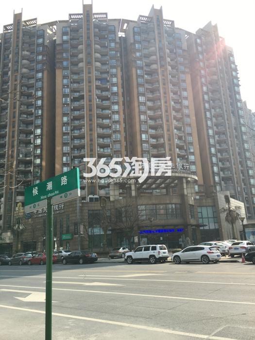 2016年2月融创大家侯潮府项目周边道路及民生银行