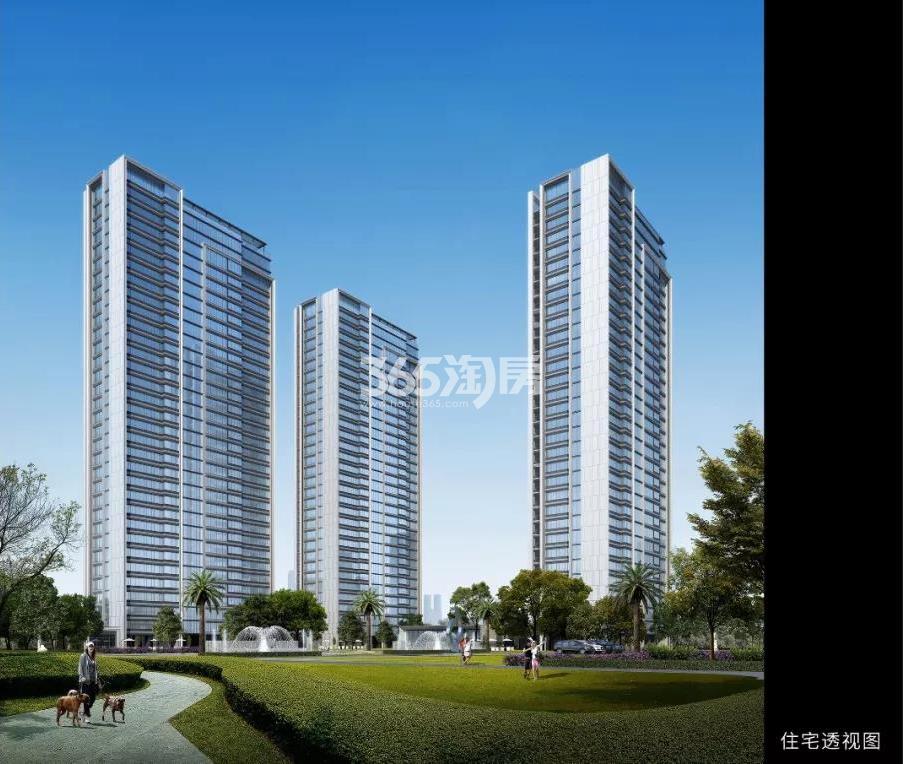 滨耀城住宅透视图