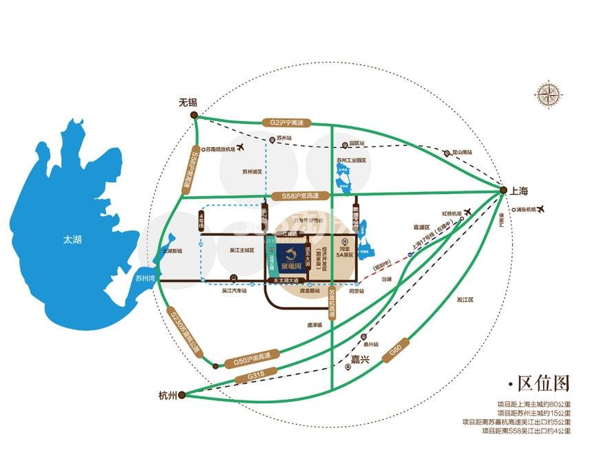 敏华聚珑阁交通图