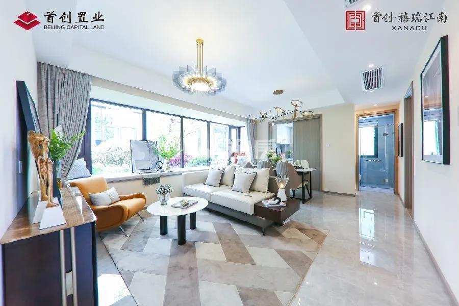 首创禧瑞江南叠墅143㎡样板房---客厅