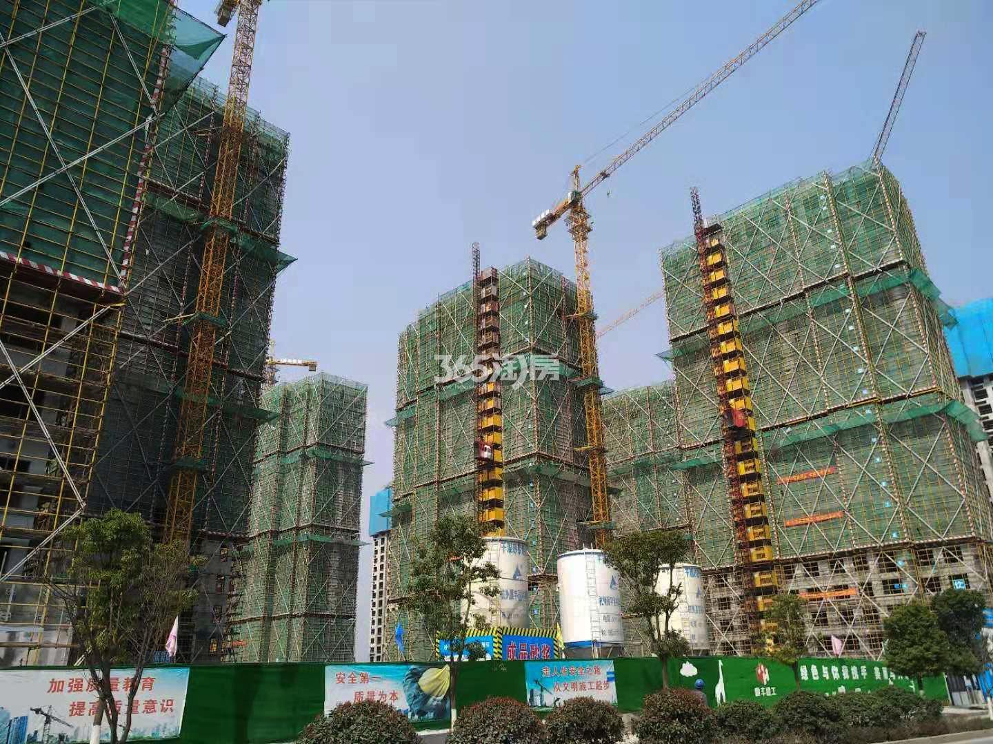 2019年3月上海绿都崇贤项目建造实拍