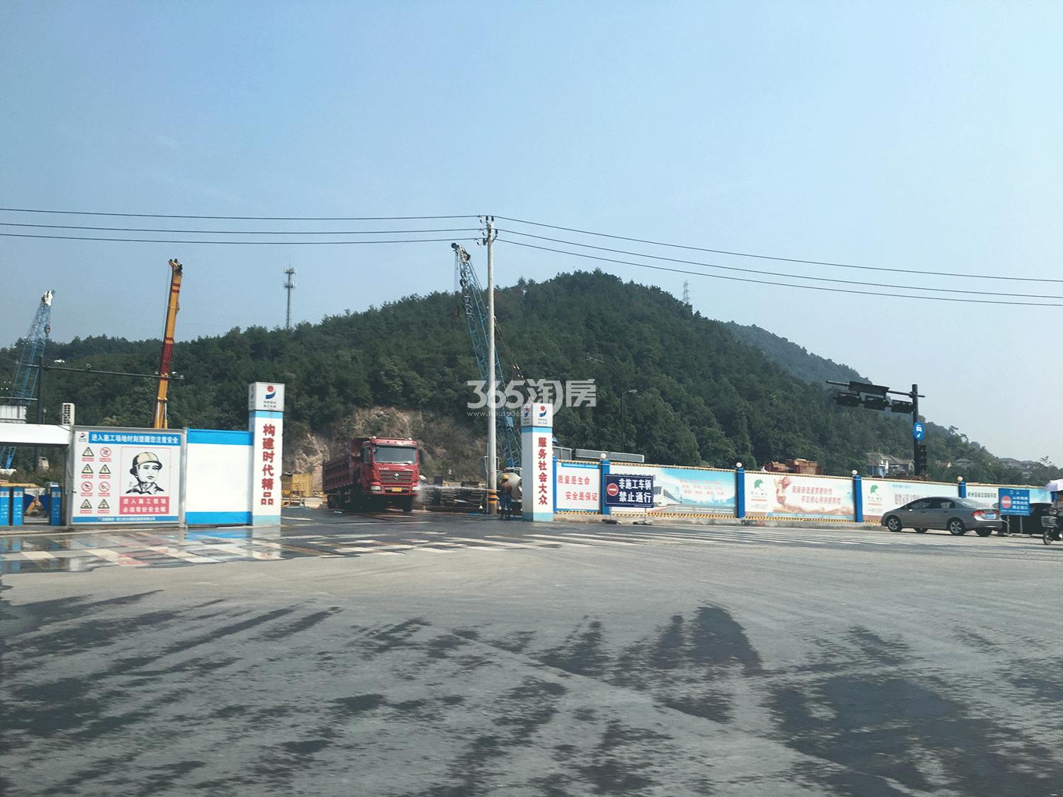 在建杭临轻轨农林大学站（2018.09）