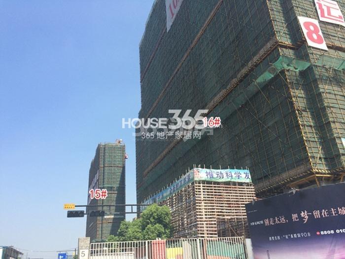 2015年8月大家运河之星项目实景--15、16号楼
