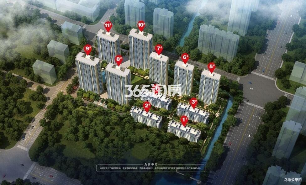 绿城九龙仓桂语江南鸟瞰图