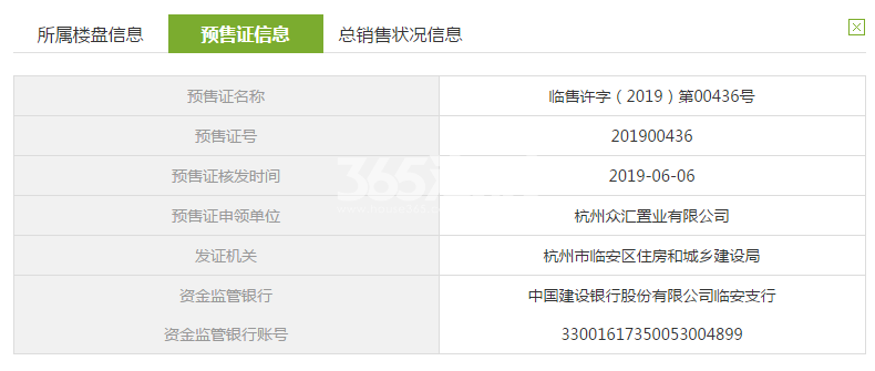 星雨华府麓园P26#预售证信息