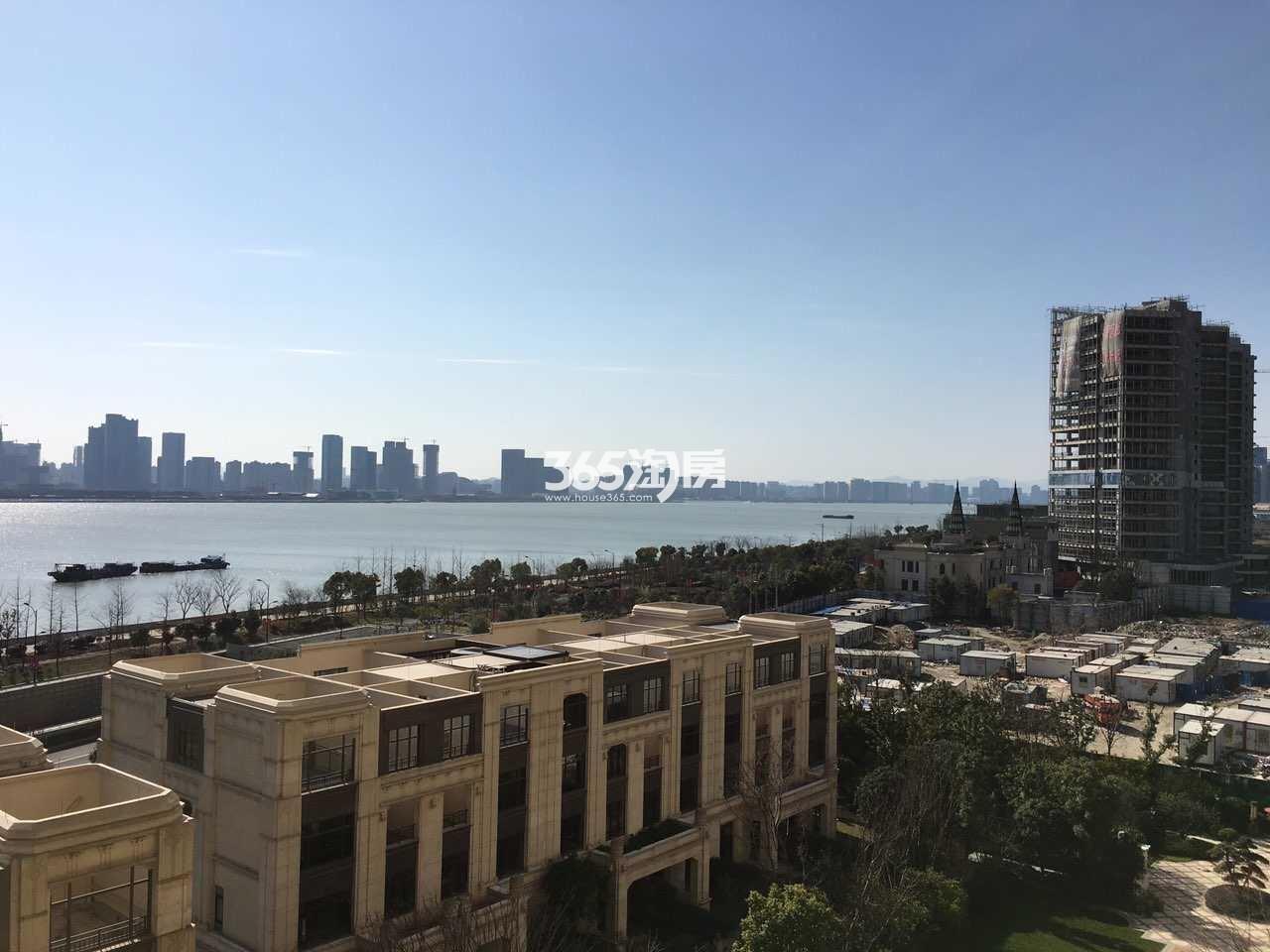 中海御道路沿江实景图