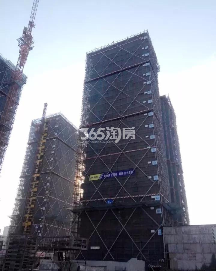 2017年11月和昌府7号楼实景(结构封顶，砌体完成)