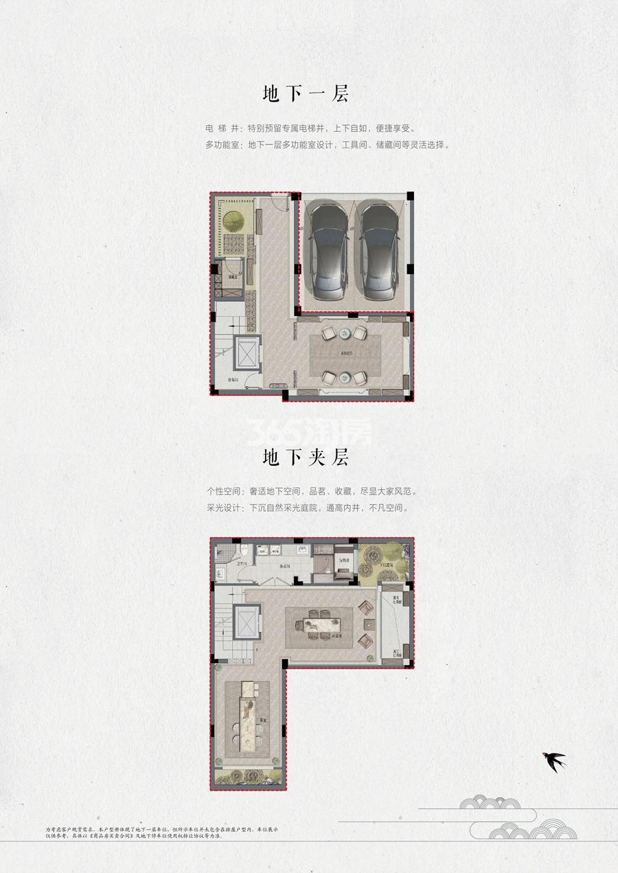 宋都相贤府排屋167方地下一层（1-16#）