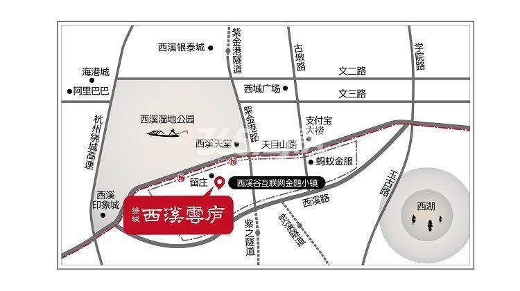 望隐云庐项目交通区位图