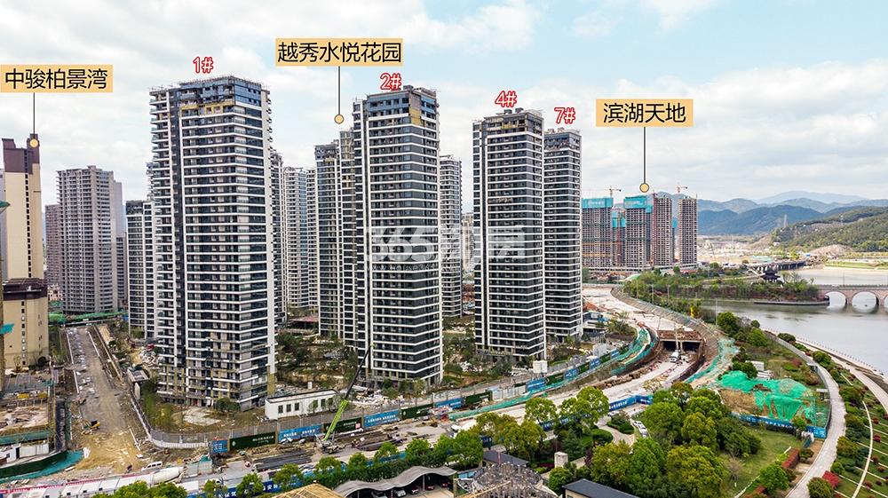 越秀湖山悦航拍实景图（2020.04）