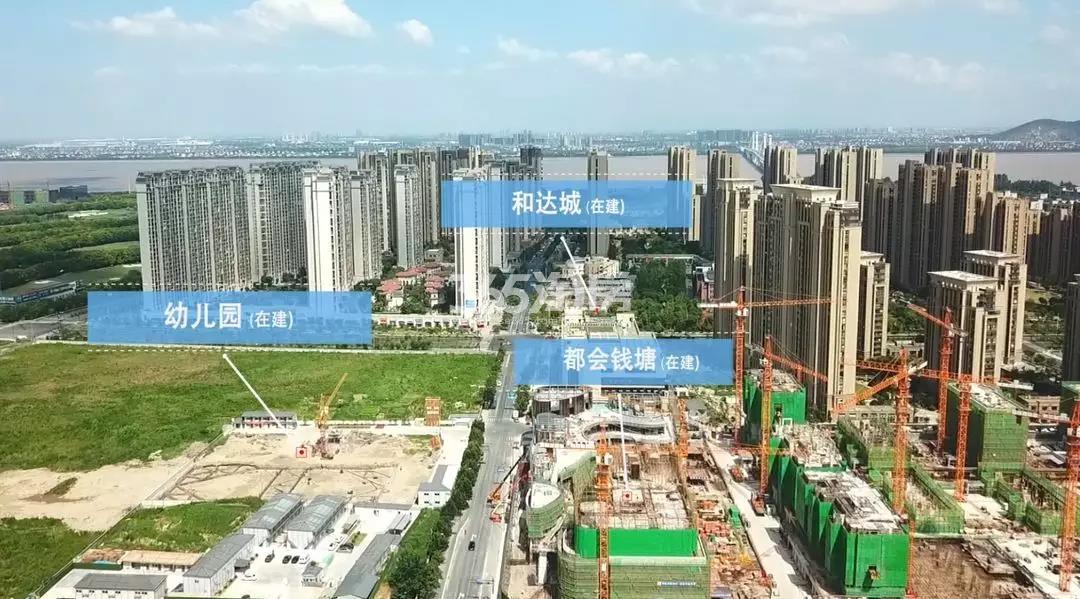 金地宋都都会钱塘实景图