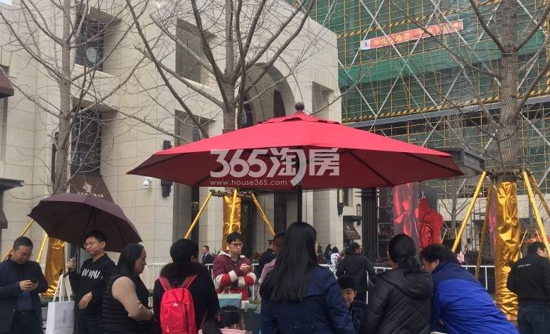 阳光城翡丽公园示范区开放活动图 2017.12.3摄