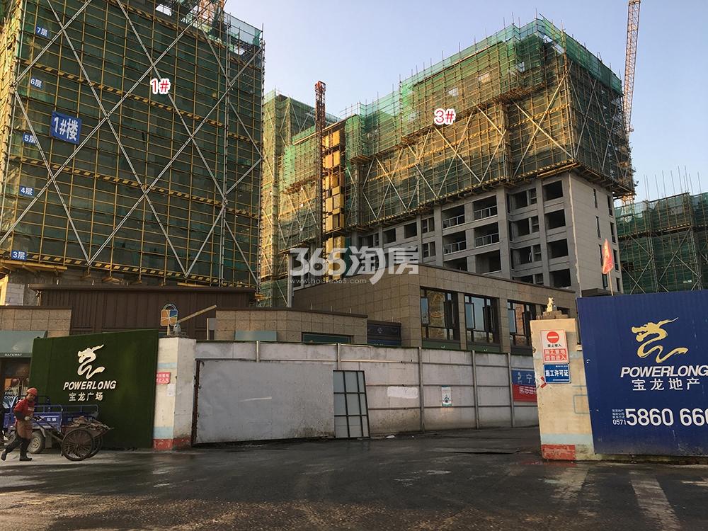 龙沁城1、3#工程进展（2018.11）