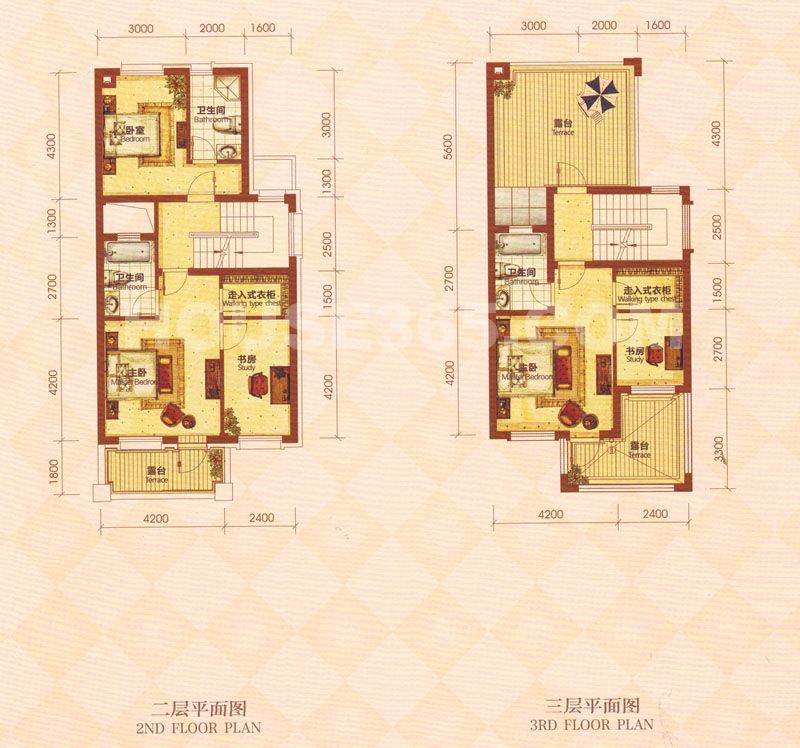 院落排屋B二三层