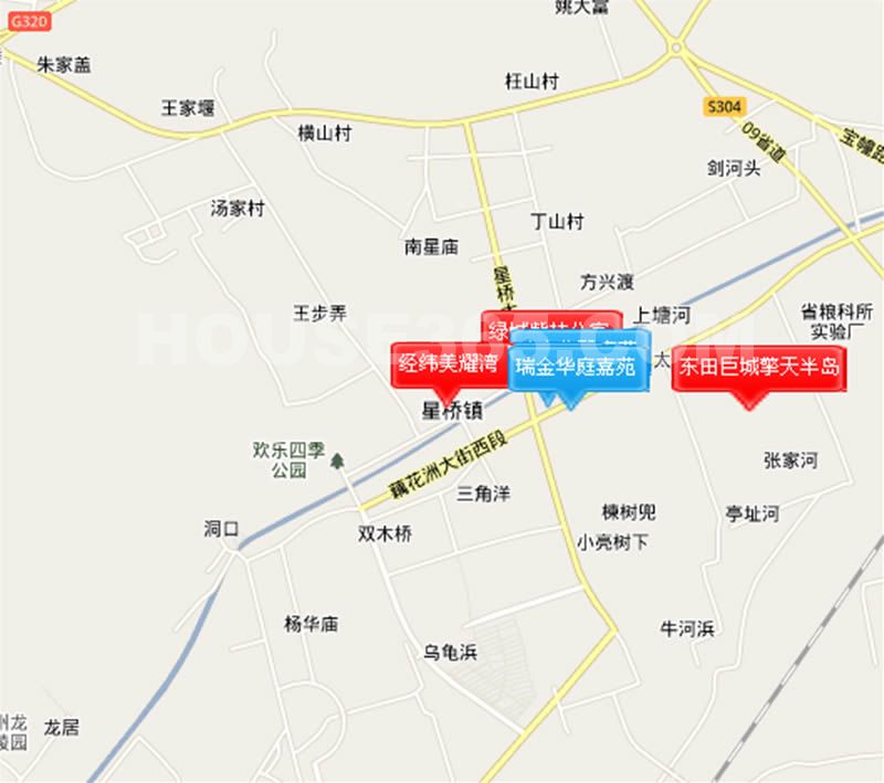 经纬美耀湾交通图