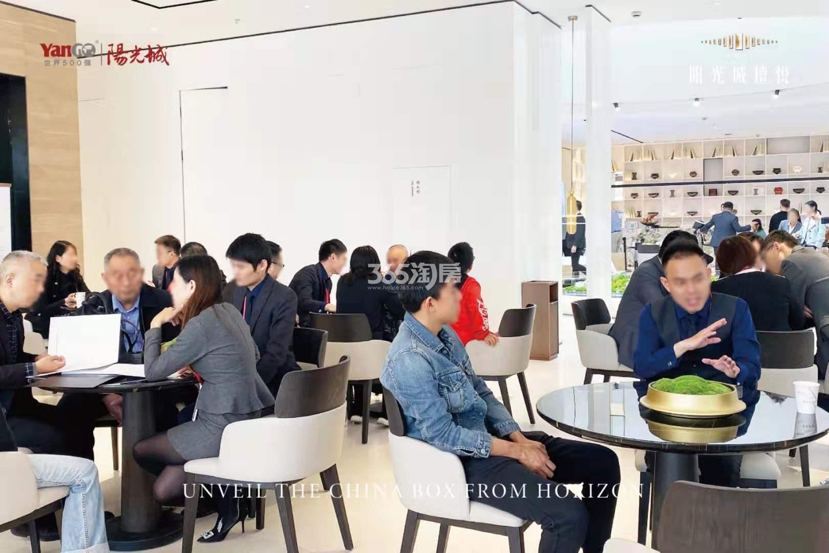 阳光城·檀苑示范区开放现场人气图