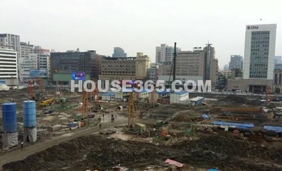 2012年11月底嘉里中心施工现场图