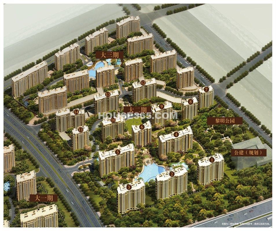 滨江金色黎明鸟瞰图